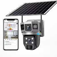 Outdoor solar camera